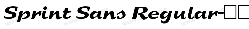 Sprint Sans Regular字体转换
